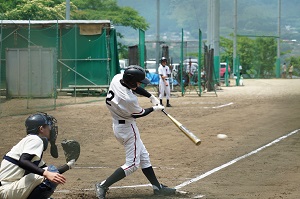 野球部試合　写真②