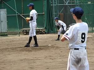 野球部試合　写真③