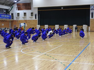 準備運動　写真