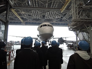 ＡＮＡ機体工場見学　写真⑥