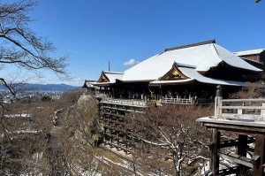 雪化粧の清水の舞台　写真